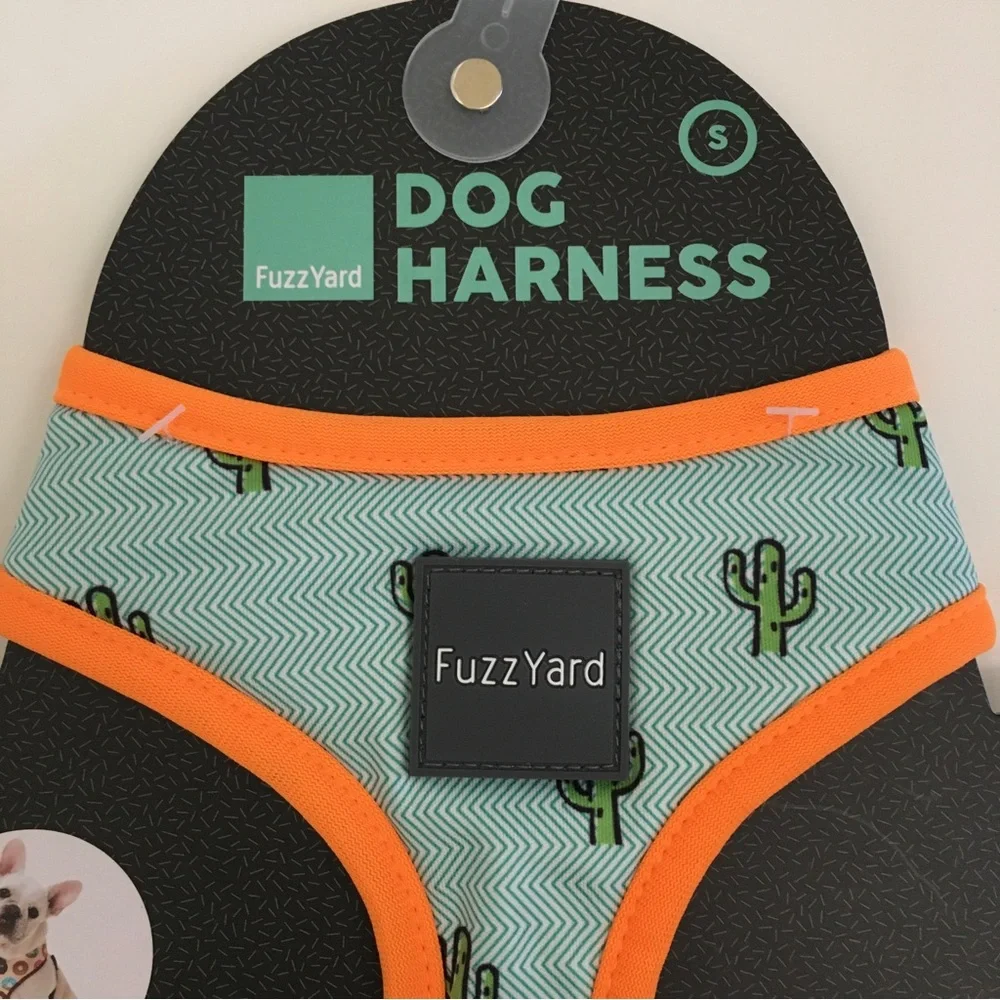 NEW (S) FuzzYard Dog Harness Southwest Theme Cactus Print for Small Dogs